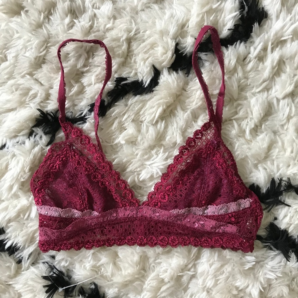 Urban Outfitters Red Bralette